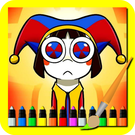 Digital Circus Coloring